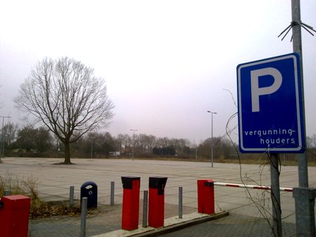 Harderwijk - parkeren struikterrein