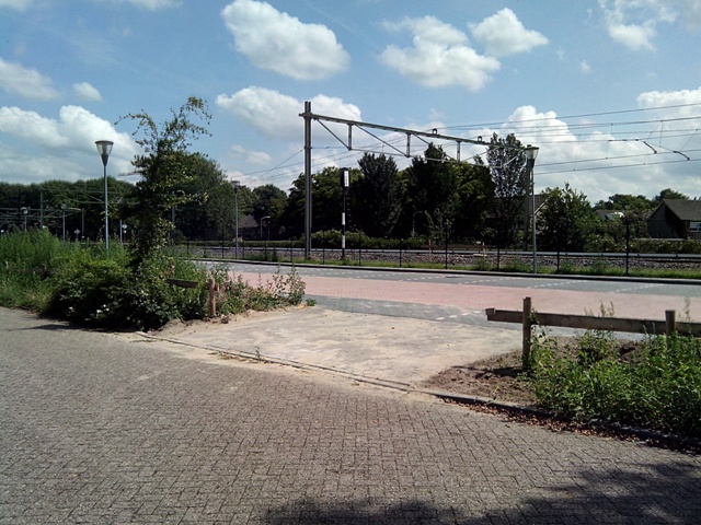 p en R harderwijk station tijdelijk verplaatst1
