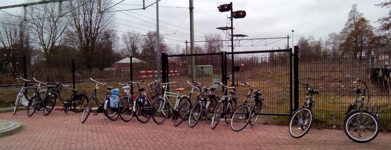 Depot verwijderde fietsen station Harderwijk